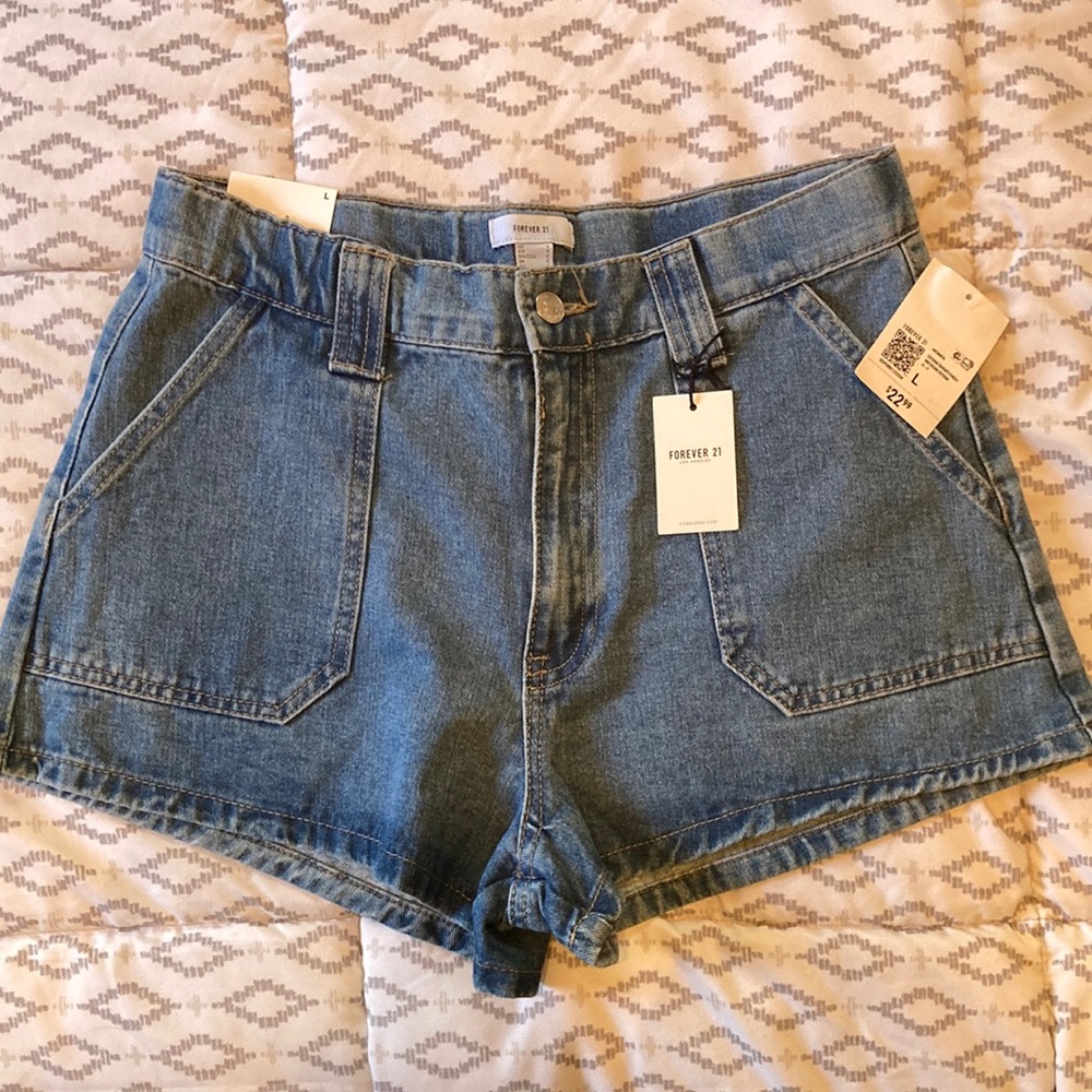 High Waisted Jean Shorts